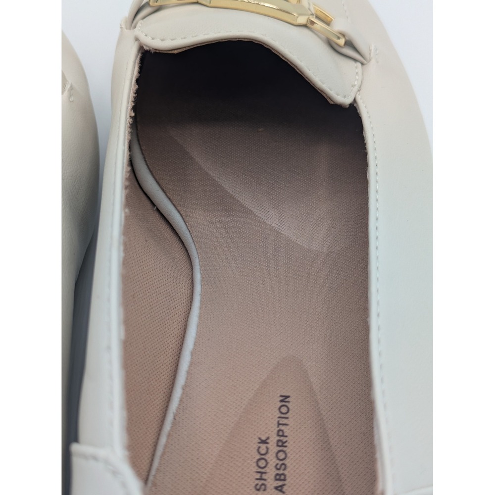 LifeStride Celine Loafers‎ 8W Cream Gold Bit Soft System Comfort Shoes - Picture 5 of 12